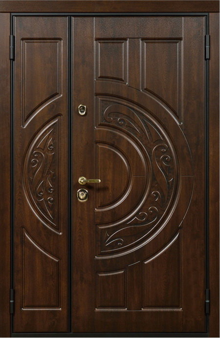 Входная двупольная дверь Аконит  "Гарда"